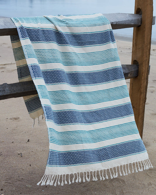 Harbor Blue Organic Cotton Towel