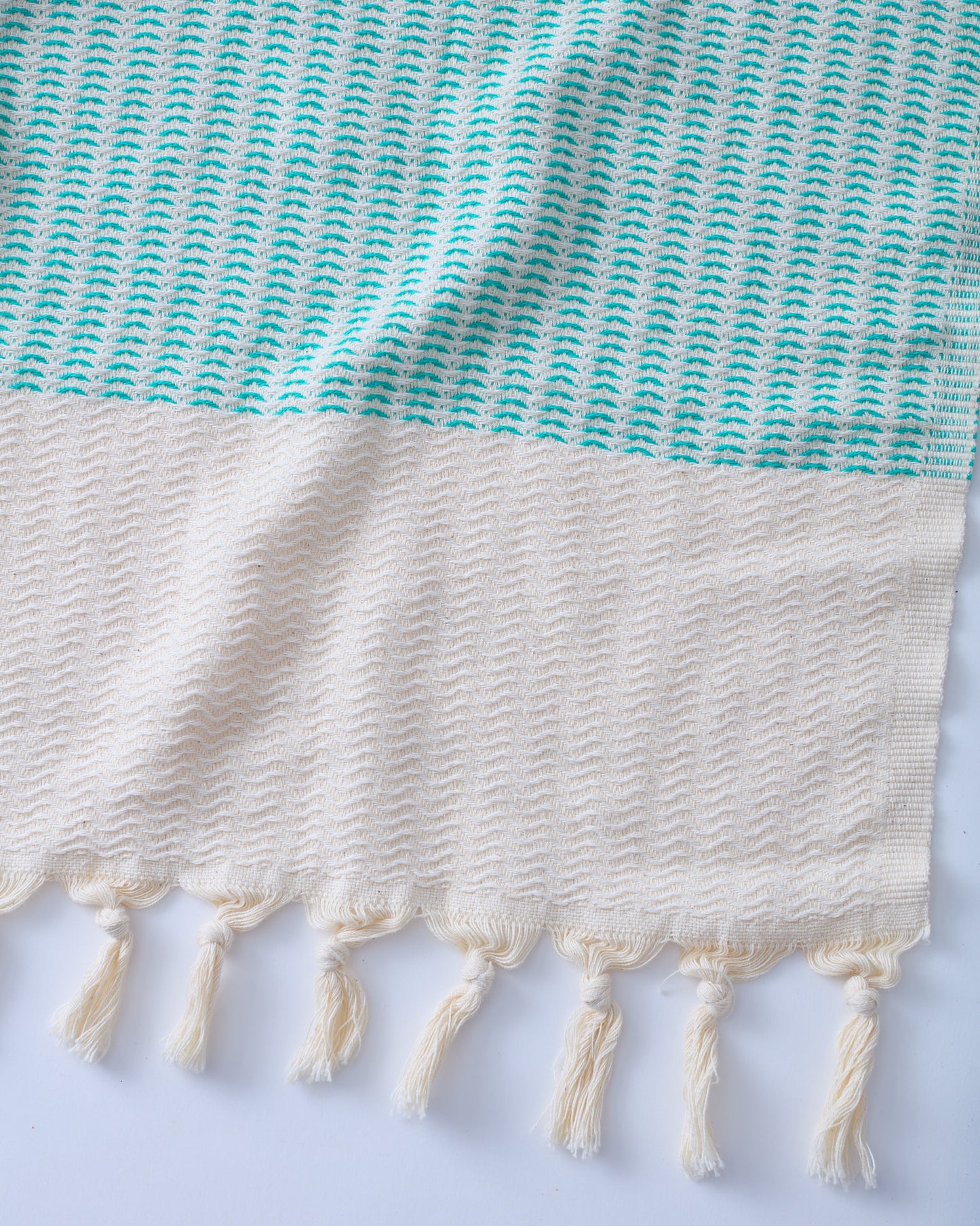 Sirena Sea Green Organic Cotton Towel