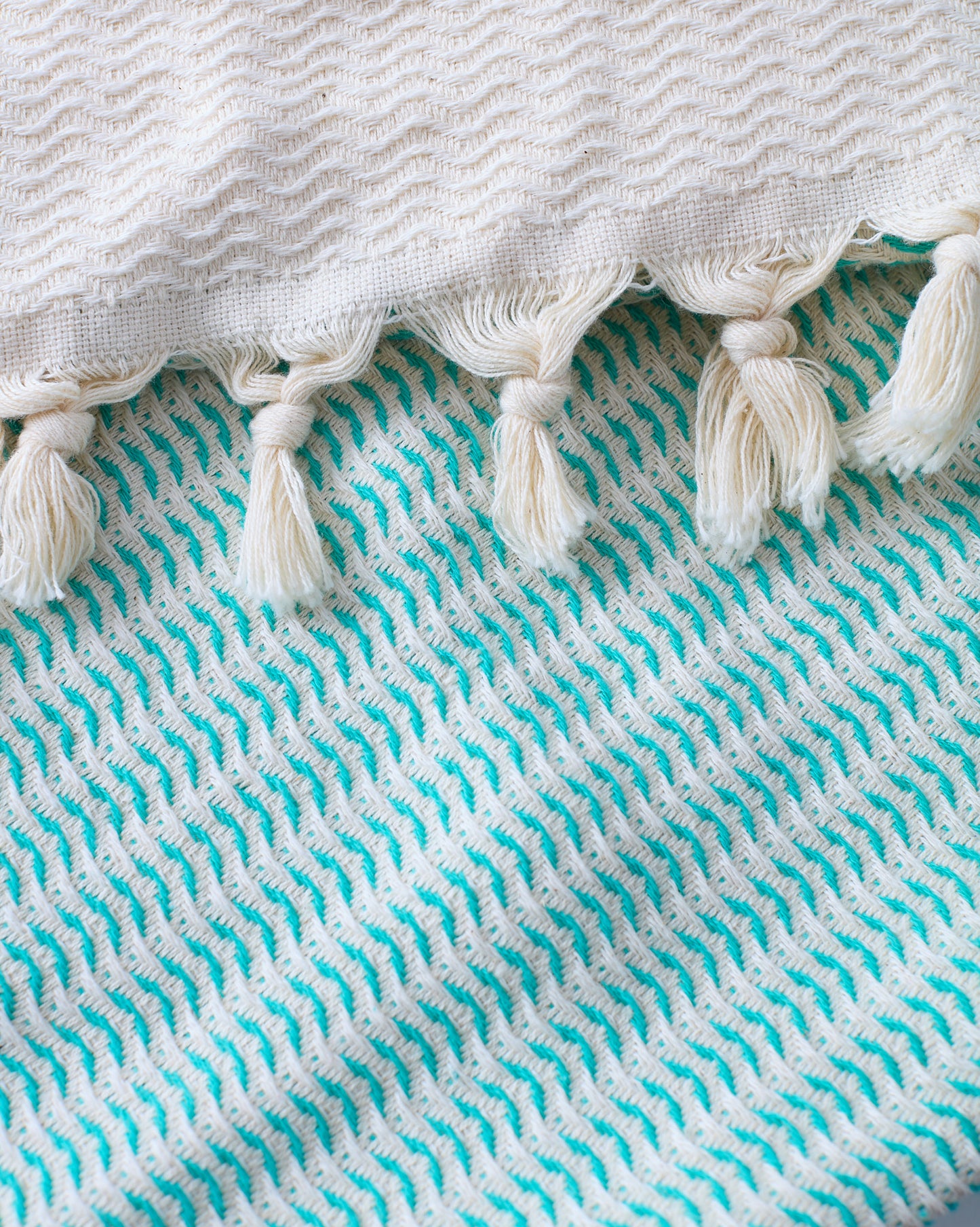 Sirena Sea Green Organic Cotton Towel